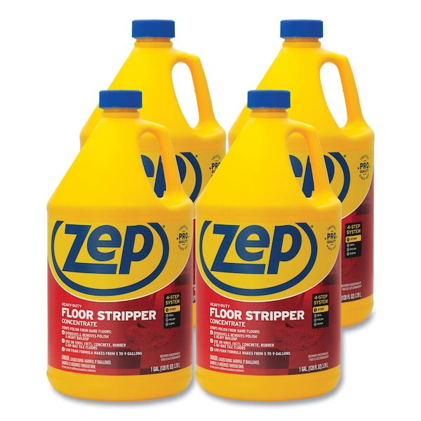 Zep Floor Stripper, Unscented, 1 gal, PK4 ZULFFS128 - main